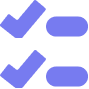 Checklist in violet